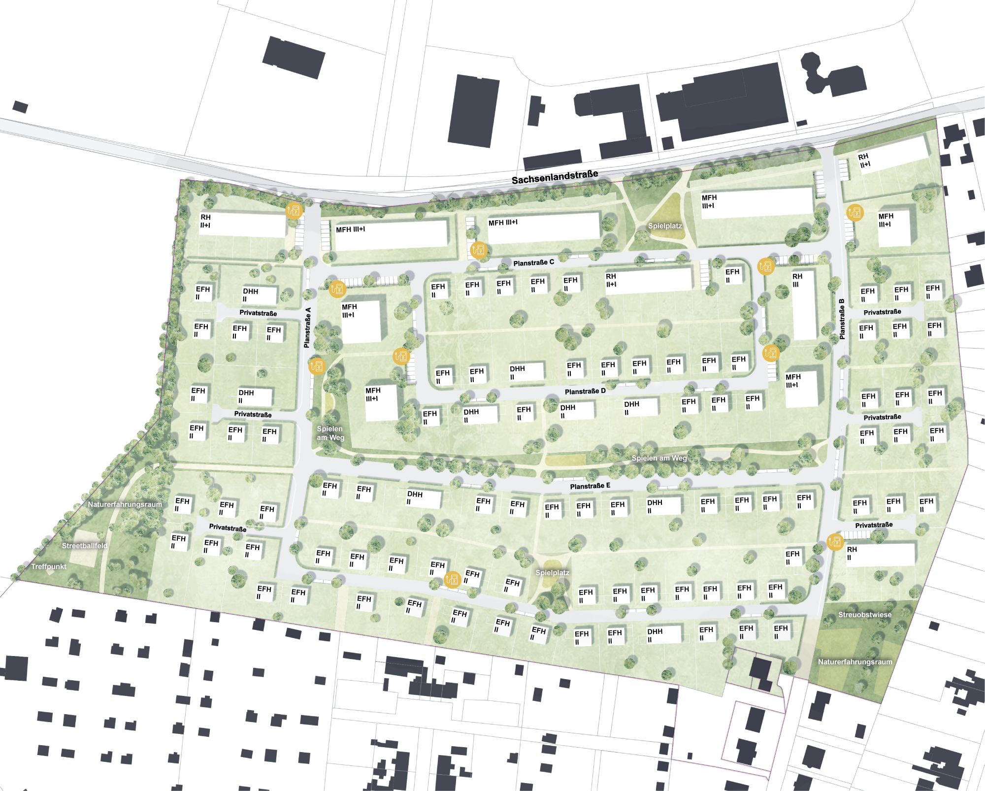 Sachsenland_Quartier_SLQ_Städtebauliches_Konzept